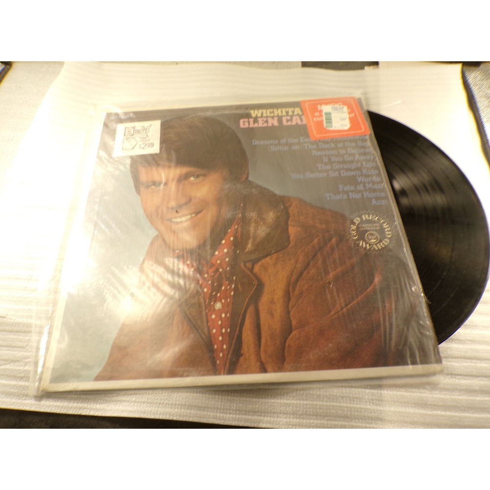 Glen Campbell Wichita Lineman Vinyl LP 1968 Capitol Records ST-103 Country Pop
